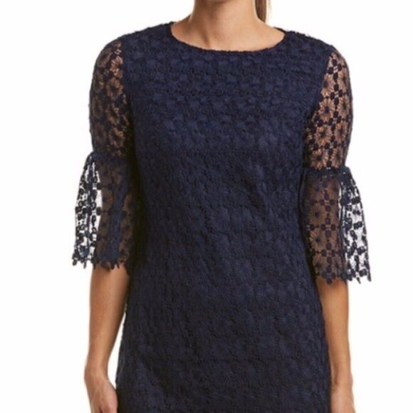 Sail to sable | NWT lace bell sleeve shift dress - Picture 1 of 7